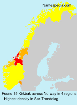 Surname Kirkbak in Norway Surname Kirkbak in Norway