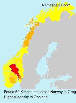 Surname Kirkestuen in Norway Surname Kirkestuen in Norway