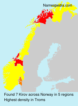 Surname Kirov in Norway Surname Kirov in Norway