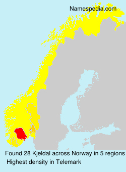Surname Kjeldal in Norway Surname Kjeldal in Norway
