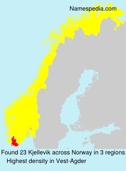Surname Kjellevik in Norway Surname Kjellevik in Norway