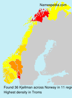 Surname Kjellman in Norway