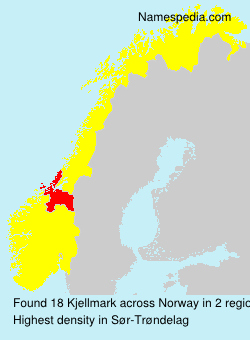 Surname Kjellmark in Norway