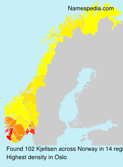 Surname Kjellsen in Norway Surname Kjellsen in Norway