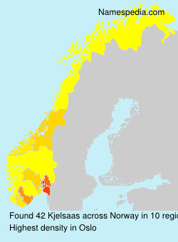 Surname Kjelsaas in Norway Surname Kjelsaas in Norway