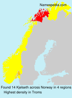 Surname Kjelseth in Norway