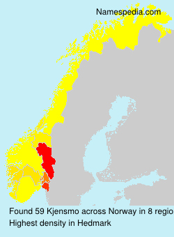 Surname Kjensmo in Norway Surname Kjensmo in Norway