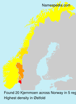 Surname Kjernmoen in Norway Surname Kjernmoen in Norway