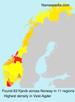Surname Kjevik in Norway Surname Kjevik in Norway