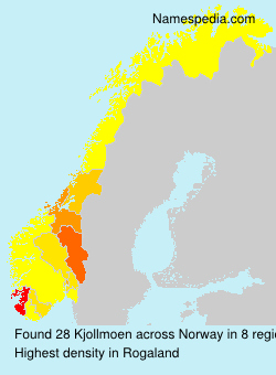 Surname Kjollmoen in Norway Surname Kjollmoen in Norway