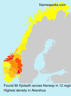 Surname Kjolseth in Norway Surname Kjolseth in Norway