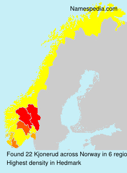 Surname Kjonerud in Norway Surname Kjonerud in Norway