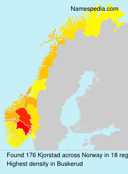 Surname Kjorstad in Norway Surname Kjorstad in Norway