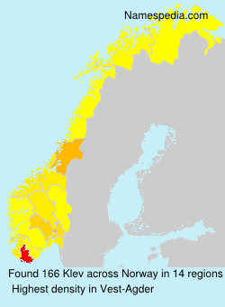 Surname Klev in Norway Surname Klev in Norway