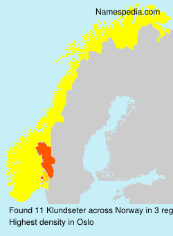 Surname Klundseter in Norway Surname Klundseter in Norway