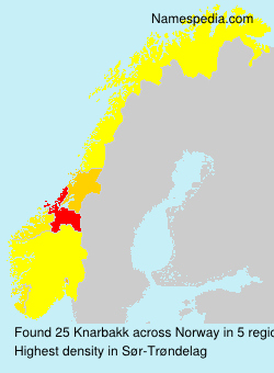 Surname Knarbakk in Norway Surname Knarbakk in Norway
