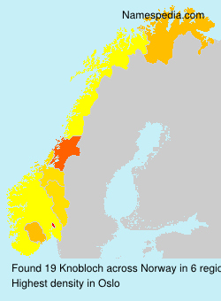 Surname Knobloch in Norway Surname Knobloch in Norway