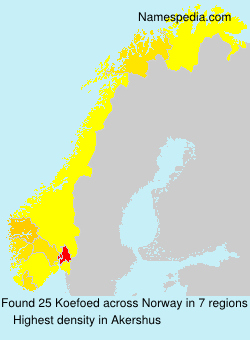 Surname Koefoed in Norway Surname Koefoed in Norway