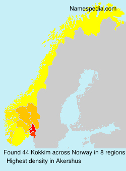 Surname Kokkim in Norway Surname Kokkim in Norway