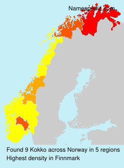 Surname Kokko in Norway Surname Kokko in Norway
