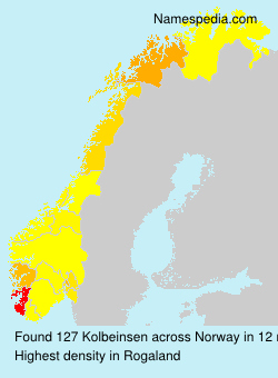 Surname Kolbeinsen in Norway Surname Kolbeinsen in Norway