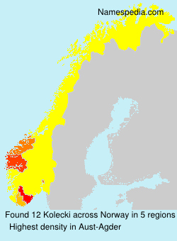 Surname Kolecki in Norway Surname Kolecki in Norway