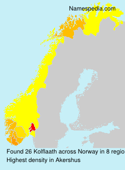Surname Kolflaath in Norway Surname Kolflaath in Norway