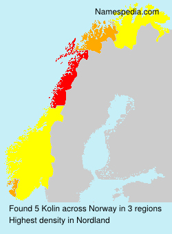 Surname Kolin in Norway
