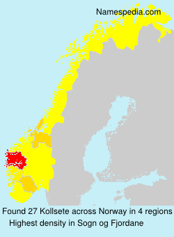 Surname Kollsete in Norway Surname Kollsete in Norway