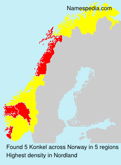 Surname Konkel in Norway