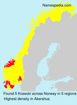 Surname Kosecki in Norway Surname Kosecki in Norway