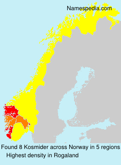 Surname Kosmider in Norway Surname Kosmider in Norway