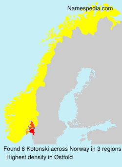 Surname Kotonski in Norway Surname Kotonski in Norway