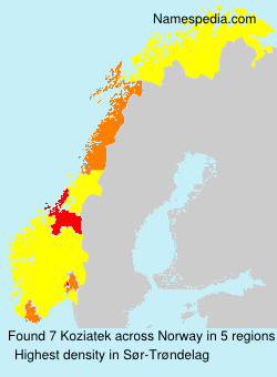 Surname Koziatek in Norway Surname Koziatek in Norway
