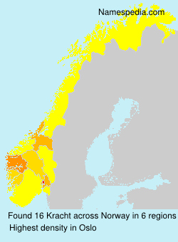 Surname Kracht in Norway Surname Kracht in Norway