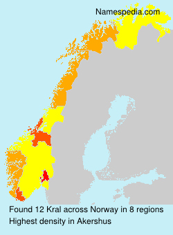 Surname Kral in Norway Surname Kral in Norway