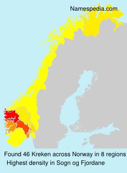 Surname Kreken in Norway Surname Kreken in Norway