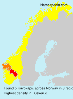 Surname Krivokapic in Norway Surname Krivokapic in Norway