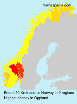 Surname Krok in Norway Surname Krok in Norway
