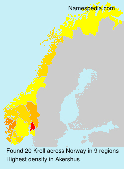 Surname Kroll in Norway Surname Kroll in Norway