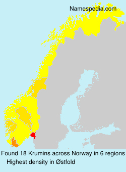 Surname Krumins in Norway Surname Krumins in Norway