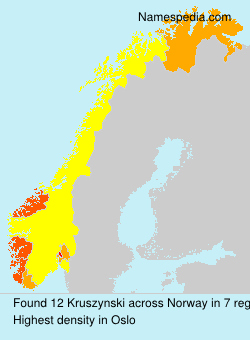 Surname Kruszynski in Norway Surname Kruszynski in Norway
