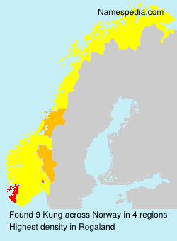 Surname Kung in Norway Surname Kung in Norway