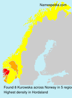 Surname Kurowska in Norway Surname Kurowska in Norway