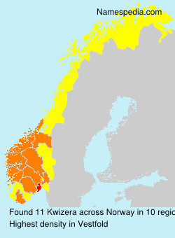 Surname Kwizera in Norway Surname Kwizera in Norway