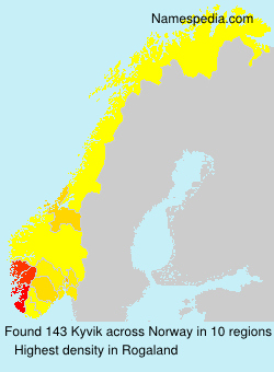 Surname Kyvik in Norway Surname Kyvik in Norway