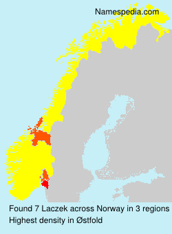 Surname Laczek in Norway Surname Laczek in Norway