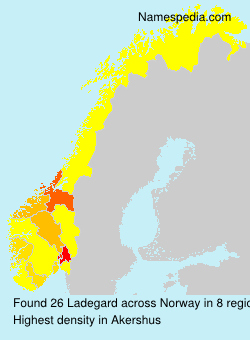 Surname Ladegard in Norway Surname Ladegard in Norway