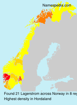 Surname Lagerstrom in Norway Surname Lagerstrom in Norway