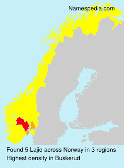 Surname Lajiq in Norway Surname Lajiq in Norway